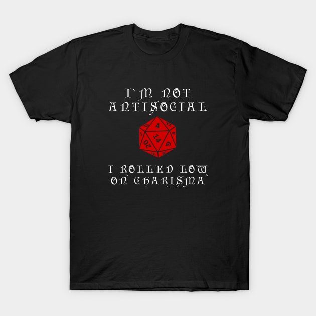 Antisocial Game Master T-Shirt by MissMorty2